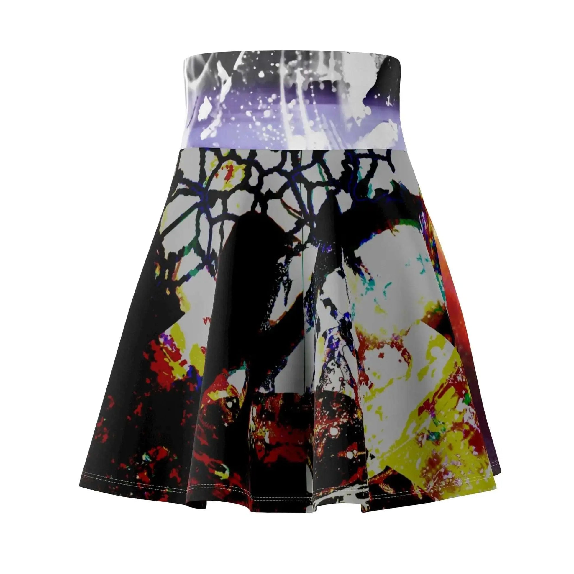 printed skater skirt - Cracks In The Real Official