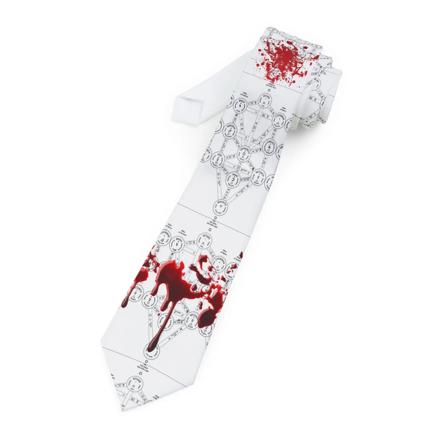 men's bloody necktie Printify