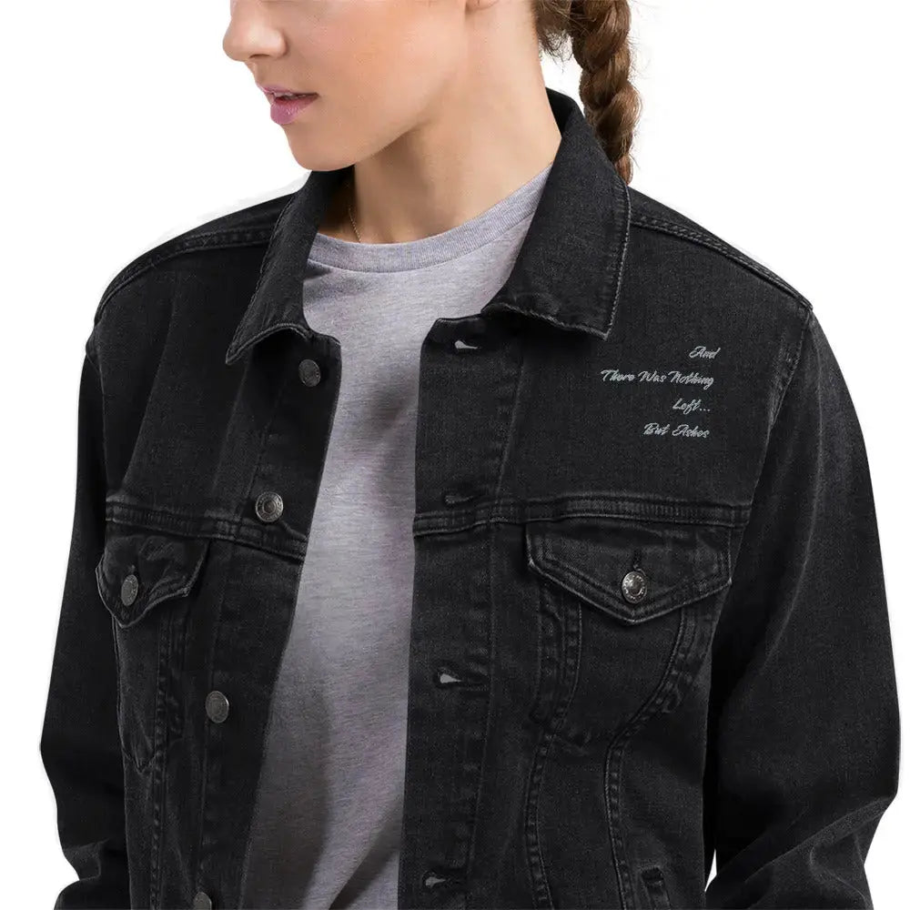 Unisex denim jacket Cracks In The Real Official