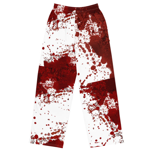 All-over print unisex wide-leg pants