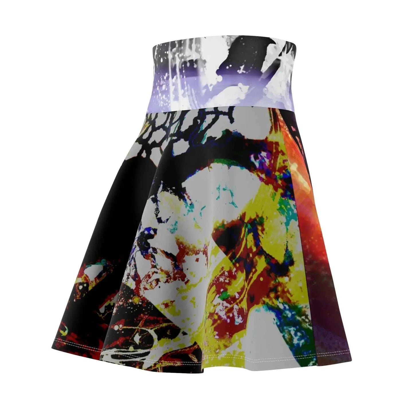 printed skater skirt - Cracks In The Real Official