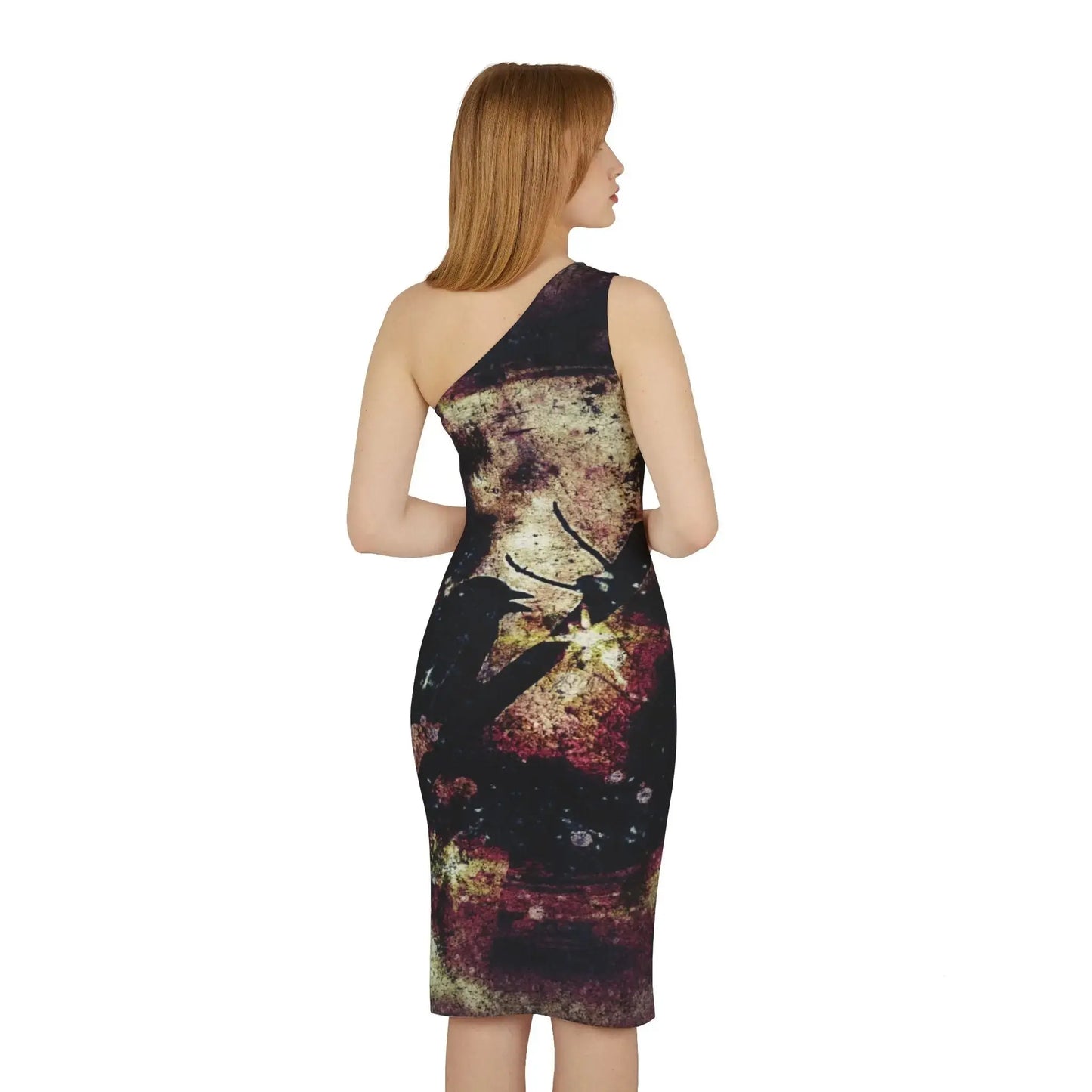 womens shoulder dress Printify